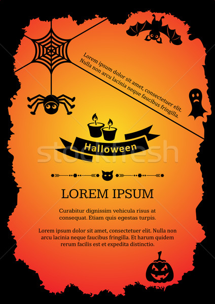 Halloween invitation Stock photo © blumer1979