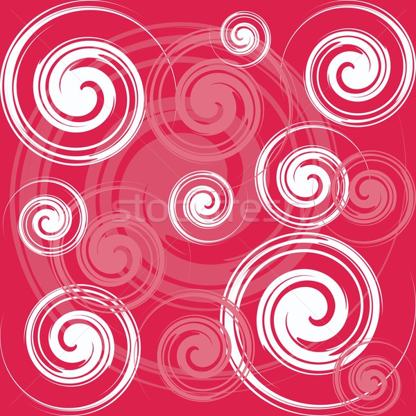 Spirale rosso bianco computer texture design Foto d'archivio © blumer1979