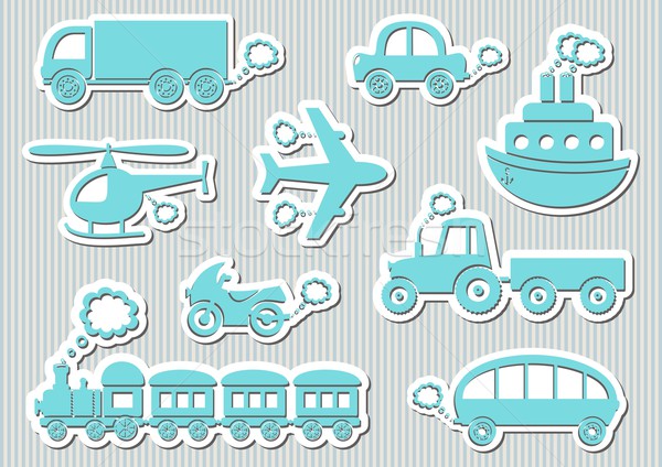 Stock photo: Transport icons 