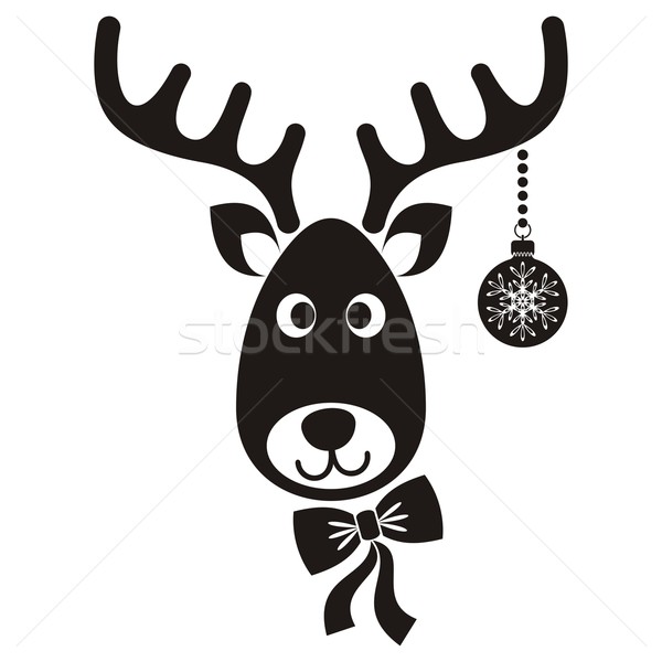 Reindeer face Stock photo © blumer1979