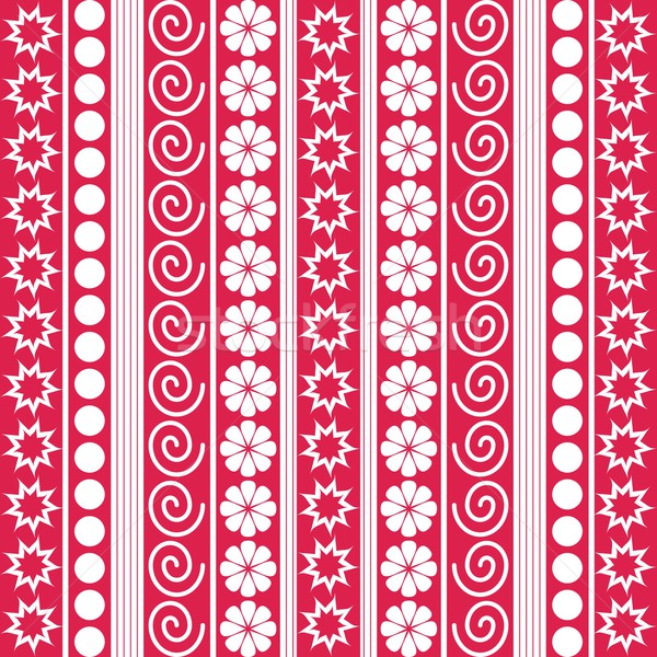 Pattern rosso bianco fiori computer texture Foto d'archivio © blumer1979