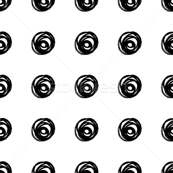 Vector dibujado a mano sin costura círculo Foto stock © blumer1979
