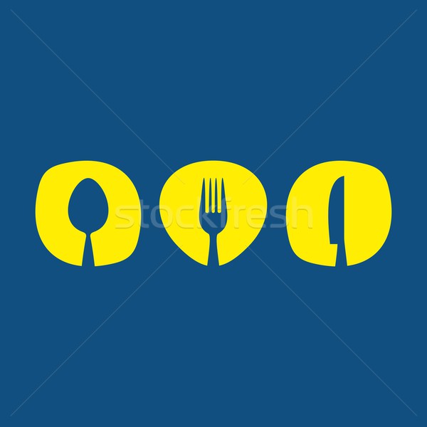 Cutlery symbols Stock photo © blumer1979