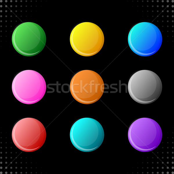 Round web buttons  Stock photo © blumer1979