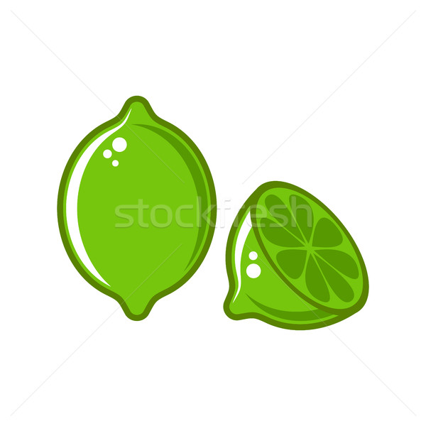 Vector lime illustration isolated on white Stock photo © blumer1979