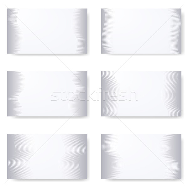 Vector halftone design elements Stock photo © blumer1979