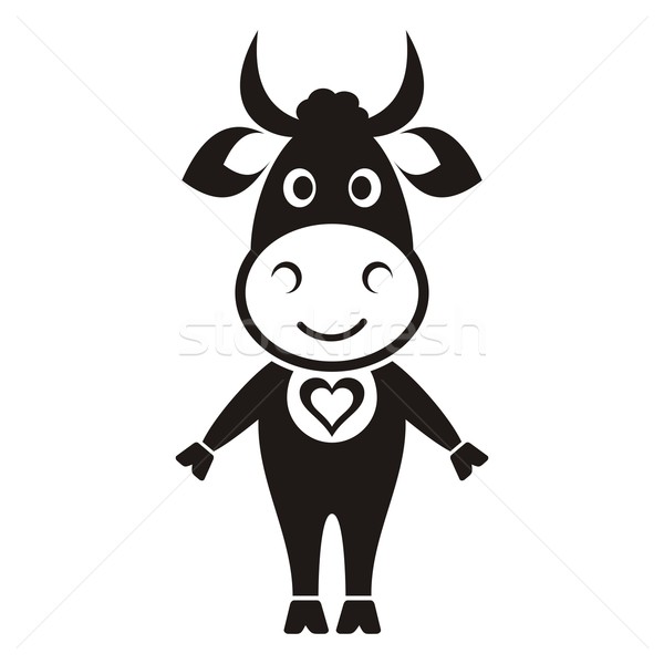 Cute cow Stock photo © blumer1979