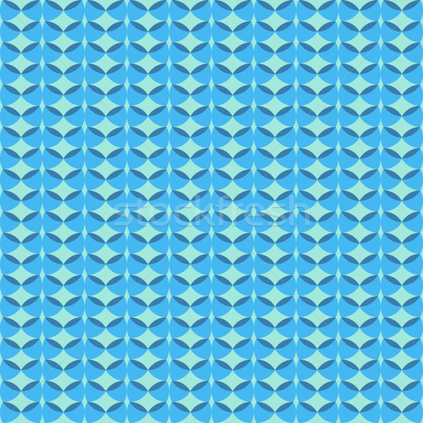 Naadloos geometrisch patroon eenvoudige abstract vector Blauw Stockfoto © blumer1979