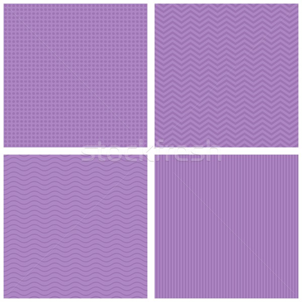 Vector naadloos retro violet patronen Stockfoto © blumer1979
