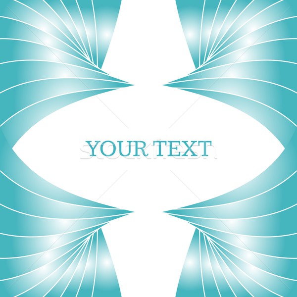 Abstrakten glänzend blau Vektor Text Stelle Stock foto © blumer1979
