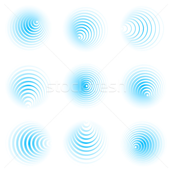 Circle spiral design elements Stock photo © blumer1979