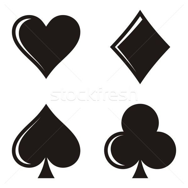 Playing card symbols Stock photo © blumer1979