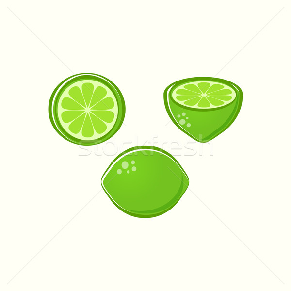 Stock photo: Vector lime illustrations