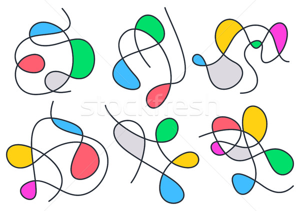 Abstract creative colorful design elements collection Stock photo © blumer1979