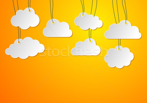 Clouds background Stock photo © blumer1979