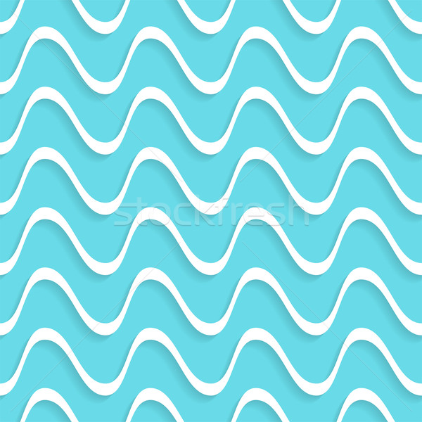 Vector seamless wavy line pattern Stock photo © blumer1979