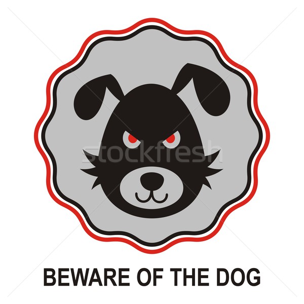 Beware of dog Stock photo © blumer1979