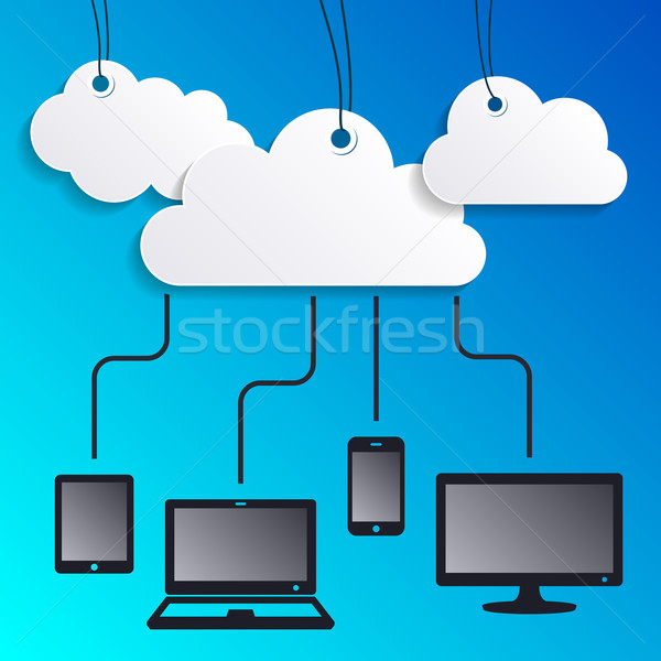 Creative vecteur design suivre web [[stock_photo]] © blumer1979