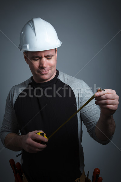 Caucasian man contractor 40 years old Stock photo © bmonteny