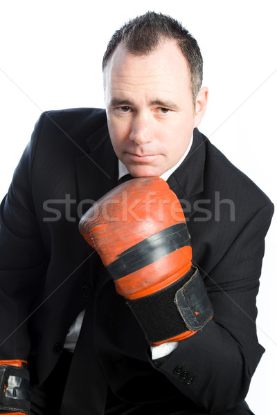 Caucasian businessman 40 years old Stock photo © bmonteny