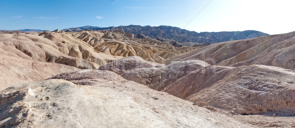 Rock formation at landscape, Zabriskie Point, Death Valley Natio Stock photo © bmonteny