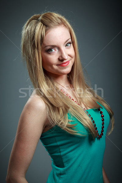 [[stock_photo]]: Séduisant · blond · 30 · années · vieux · fille