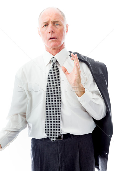 Portrait of a businessman looking shocked Stock photo © bmonteny