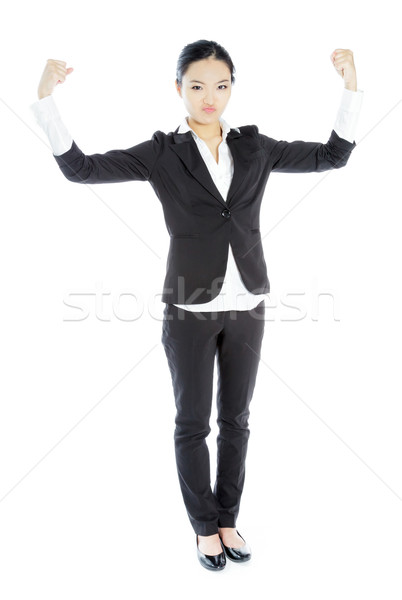 Stock photo: Attractive asian girl 20 years old shot in studio
