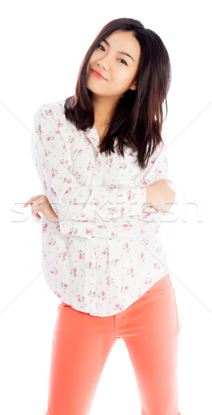 Atractiv asiatic fată 20 ani vechi Imagine de stoc © bmonteny