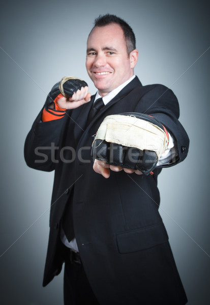Caucasian businessman 40 years old Stock photo © bmonteny