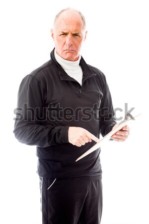 Businessman showing thumbs up gesture Stock photo © bmonteny