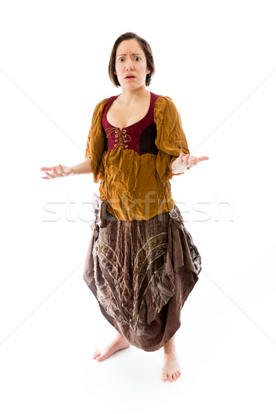 Young woman gesturing Stock photo © bmonteny