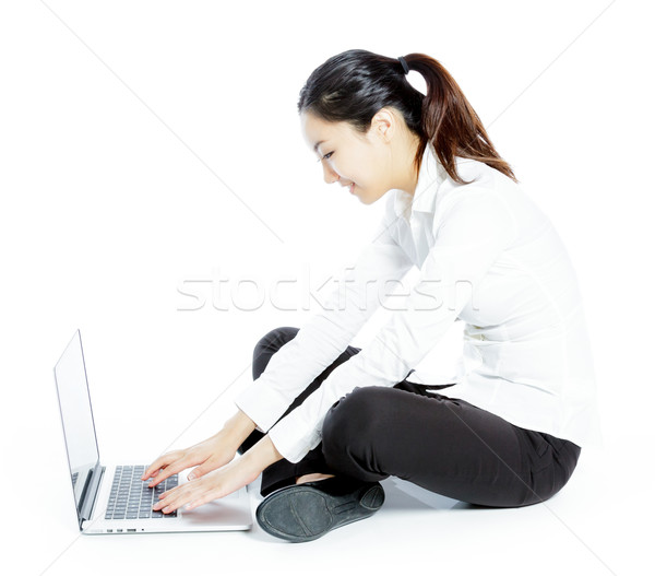 Attractive asian girl 20 years old shot in studio Stock photo © bmonteny