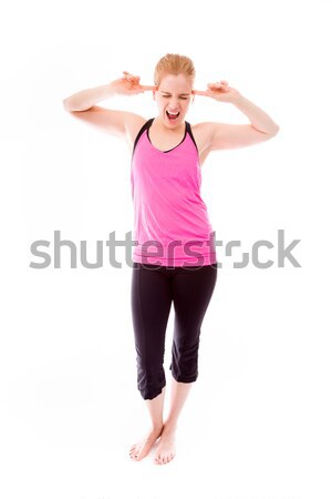 Young woman looking frustrated Stock photo © bmonteny