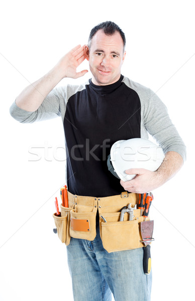 Caucasian man contractor 40 years old Stock photo © bmonteny