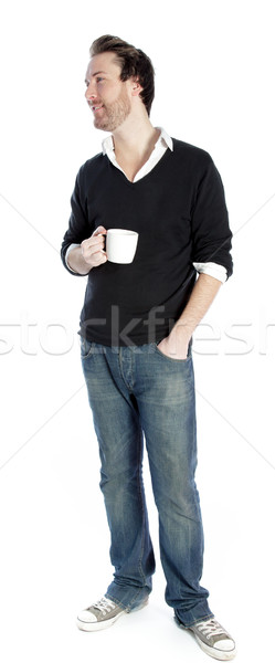 Attractive caucasian man shot in studio Stock photo © bmonteny