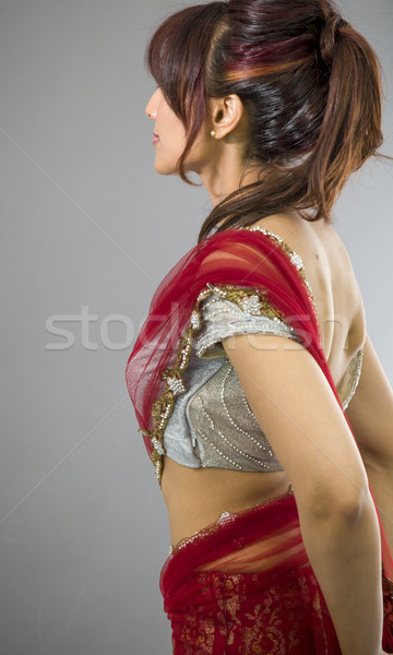 Side profile of an Indian young woman day dreaming Stock photo © bmonteny