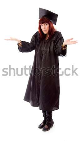 Mature student showing thumbs up sign with both hands Stock photo © bmonteny