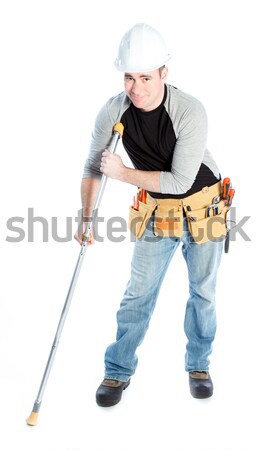 Caucasian man contractor 40 years old Stock photo © bmonteny