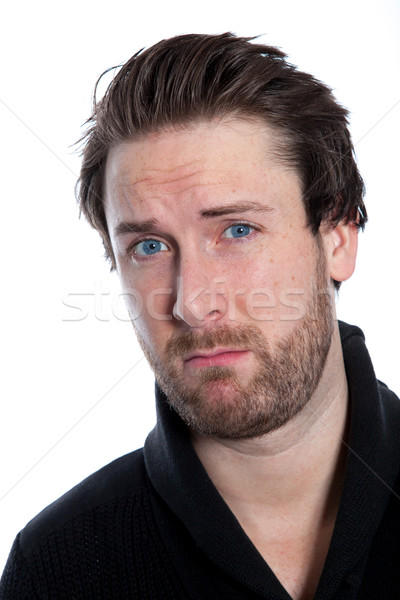 Attractive caucasian man shot in studio Stock photo © bmonteny