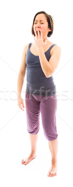 Young woman yawning Stock photo © bmonteny