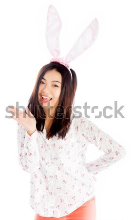 Attractive asian girl 20 years old shot in studio Stock photo © bmonteny