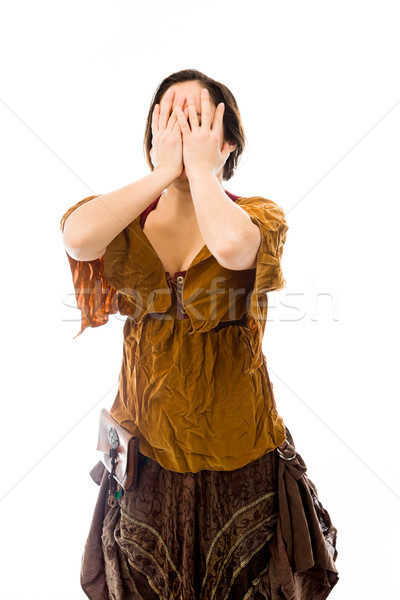 Young woman looking depressed Stock photo © bmonteny