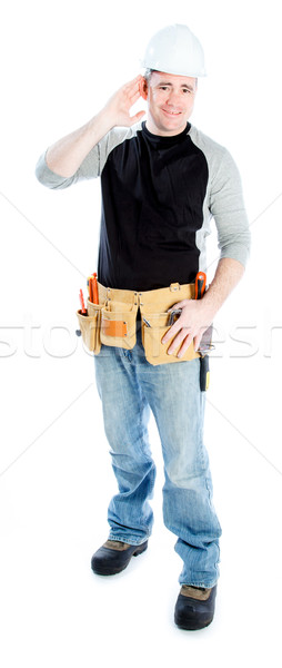 Caucasian man contractor 40 years old Stock photo © bmonteny