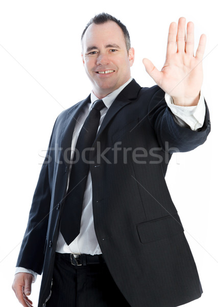 Caucasian businessman 40 years old Stock photo © bmonteny