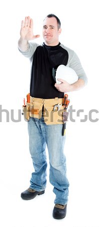 Caucasian man contractor 40 years old Stock photo © bmonteny