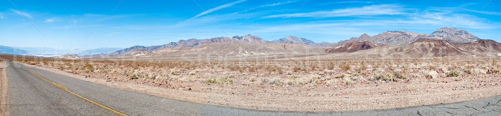 Road passing through landscape, Death Valley National Park, Cali Stock photo © bmonteny