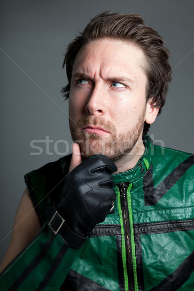 Attractive caucasian man shot in studio Stock photo © bmonteny