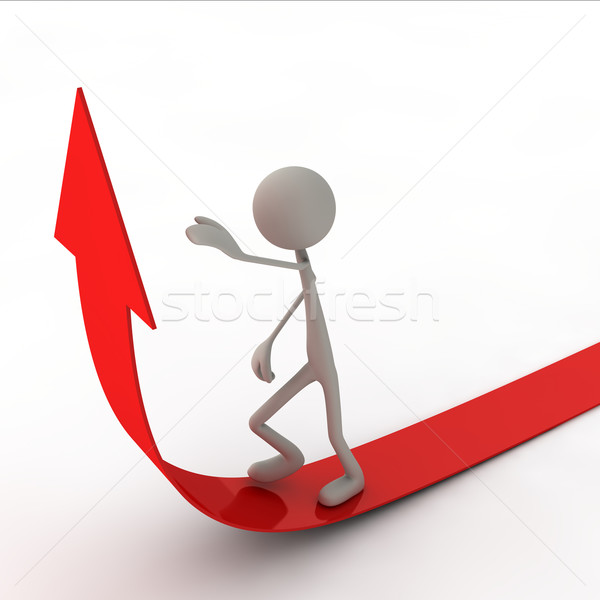 figure are going on the arrow Stock photo © bmwa_xiller