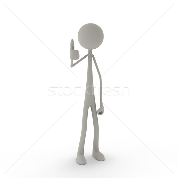 figure with high thumb Stock photo © bmwa_xiller